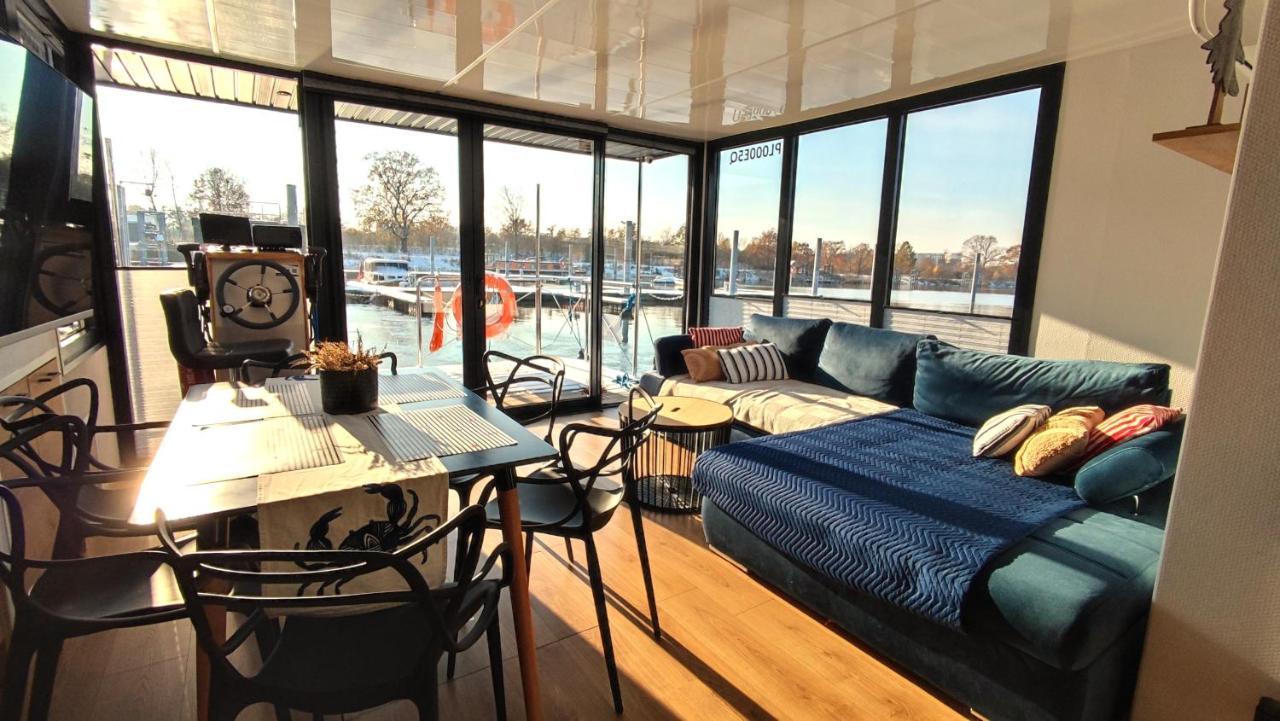 Houseboat Water King Apartament Plywajacy Dom Na Wodzie, 7 Os Вроцлав Екстериор снимка
