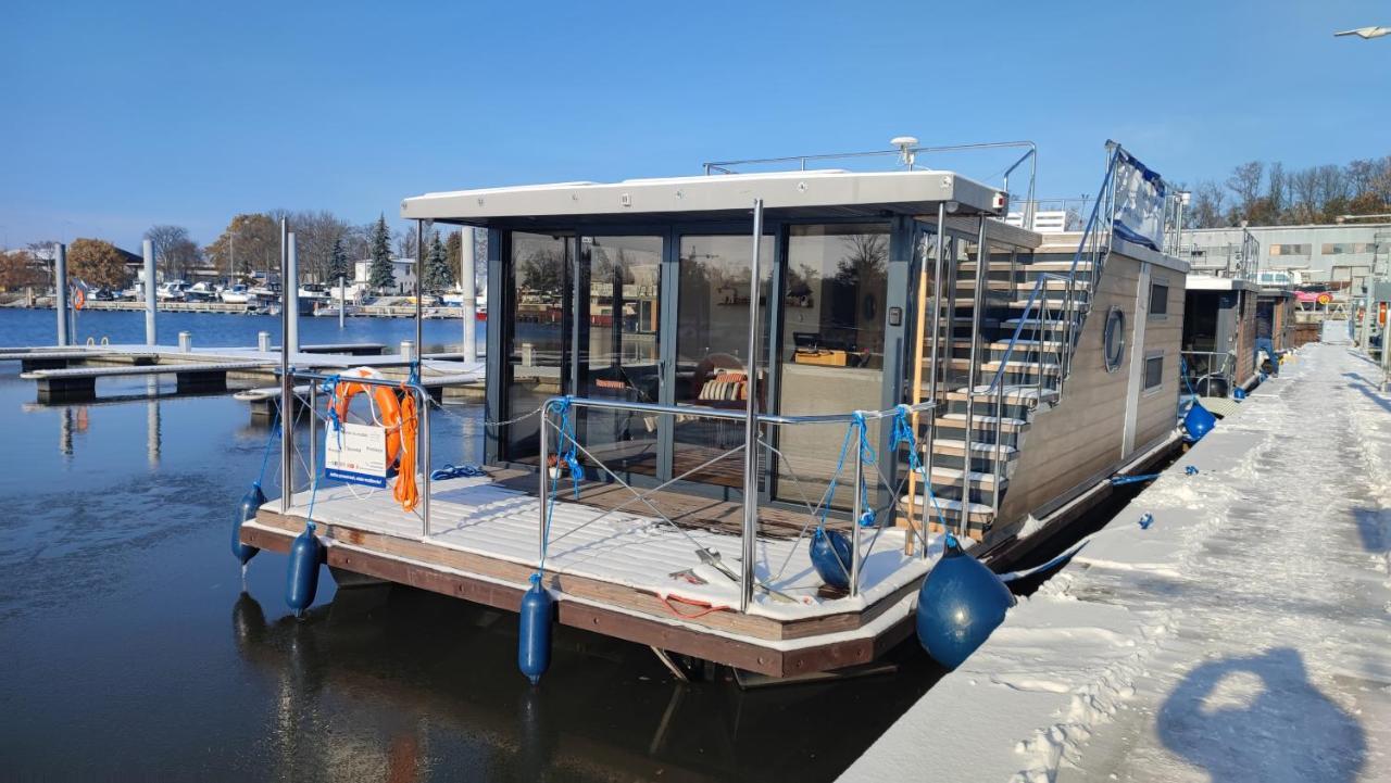 Houseboat Water King Apartament Plywajacy Dom Na Wodzie, 7 Os Вроцлав Екстериор снимка